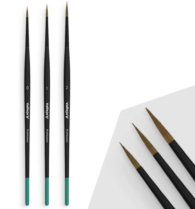 Vallejo Design Set - Synthetic Fibers (Sizes 0, 1 & 2)