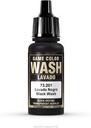73.201 Vallejo Game Color Wash Black 17ml