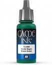 72.090 Vallejo Game Color Black Green Ink 17ml