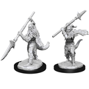 D&D RPG Minis: Nolzur Unpainted -  Bearded Devils [x2] 