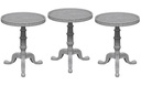 WizKidz Minis: Deep Cuts Unpainted - Small Round Tables [x3] 