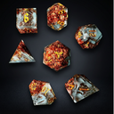 Dice: FeniksForge - Volcanic Eruption Resin Poly (x7)