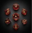 Dice: FeniksForge - Bloody Ring Resin  Poly (x7)  